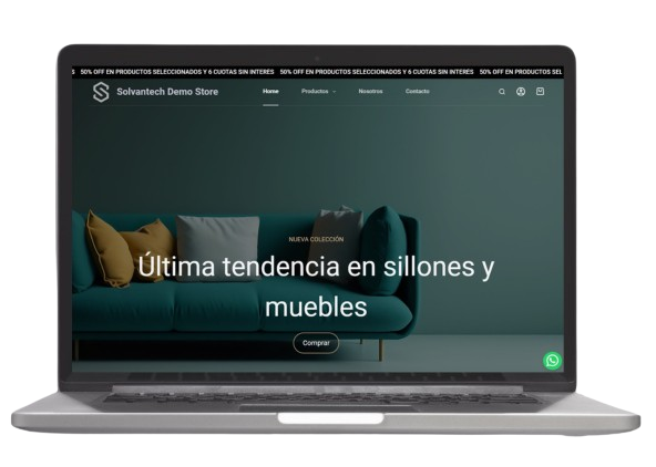 Ejemplo de tienda online para emprendedores