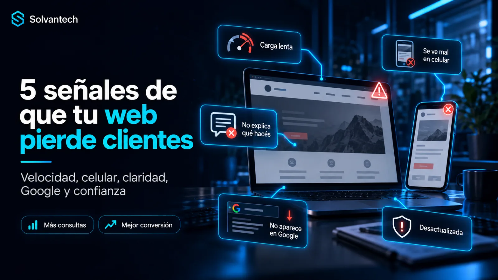 5 señales de que tu página web te está haciendo perder clientes
