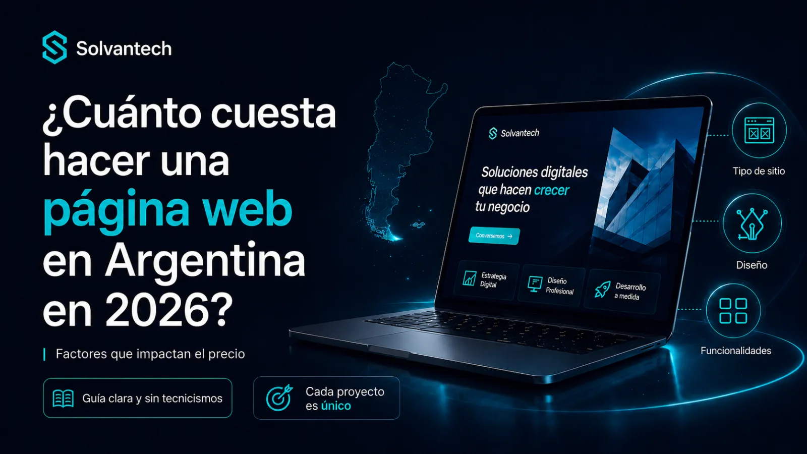 ¿Cuánto cuesta hacer una página web en Argentina en 2026?
